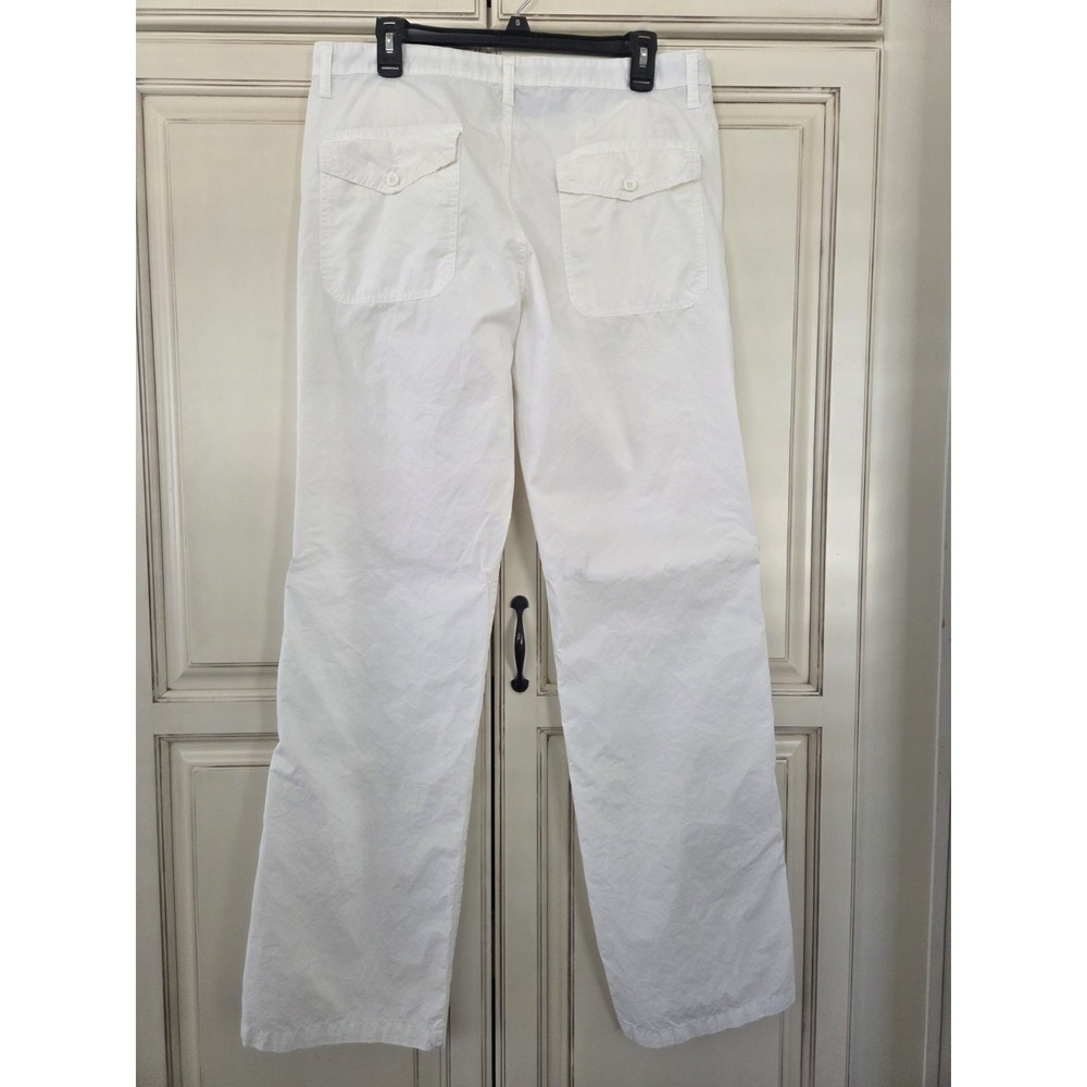 United Colors Of Benetton Flat Front Pants Men's 34/36X34 White L/xl Nautical - Picture 2 of 11